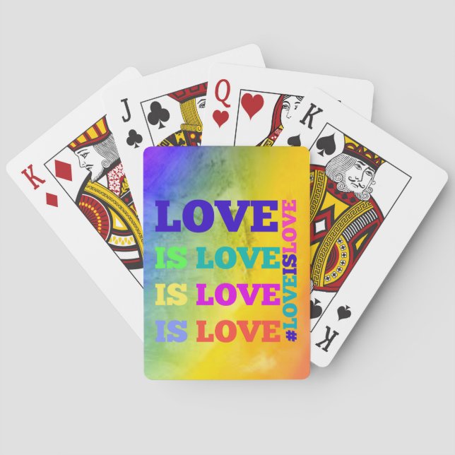 Love is Love Deck of Cards (Back)