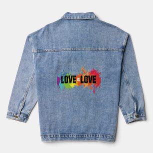 Love is Love Denim Jacket