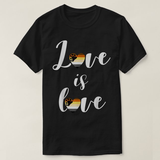 Love is Love  Flag Shirt for Bear  (Design Front)