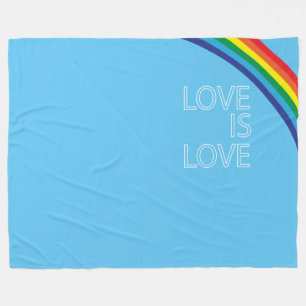 Love is love fleece blanket