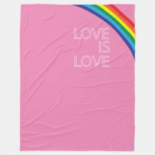 Love is love fleece blanket