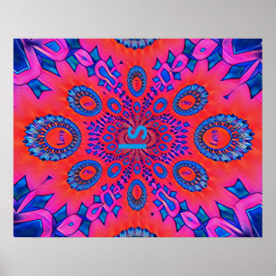 'Love Is Love' Funky Pop Culture Colours Poster