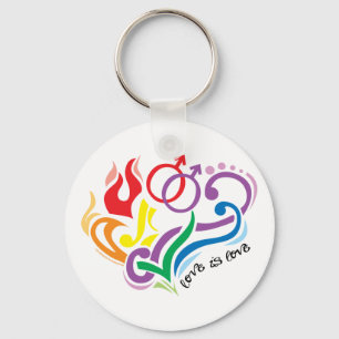 Love Is Love: Gay Key Ring