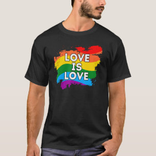 Love Is Love Gay Lesbian Lgbt Lgbtq Lgbtqia Rainbo T-Shirt
