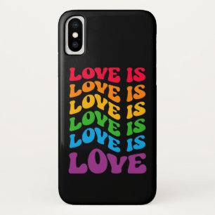Love Is Love Gay LGBT iPhone X Case