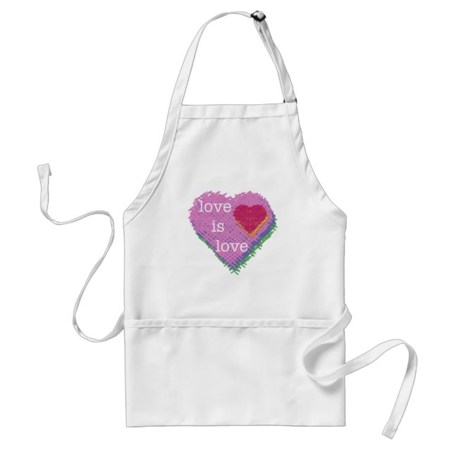 Love is Love Heart Apron (Front)