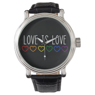Love is Love Hearts LGBTQ Watch