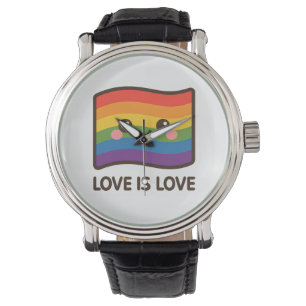 Love is Love – Kawaii Rainbow Design Watch