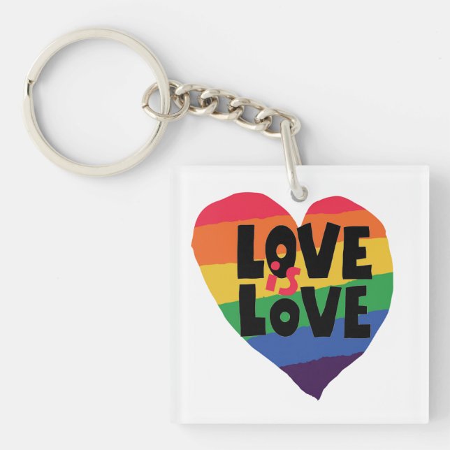 Love is Love Key Ring (Front)