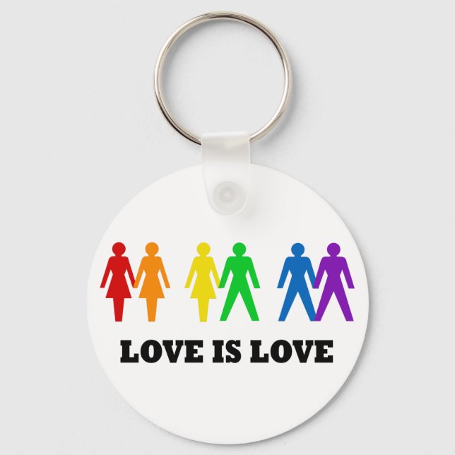 Love is Love Key Ring (Front)