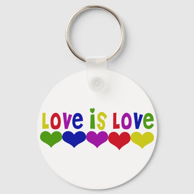 Love is Love Key Ring (Front)