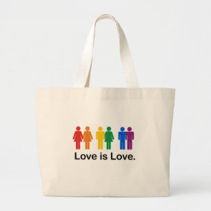 Love is Love Large Tote Bag