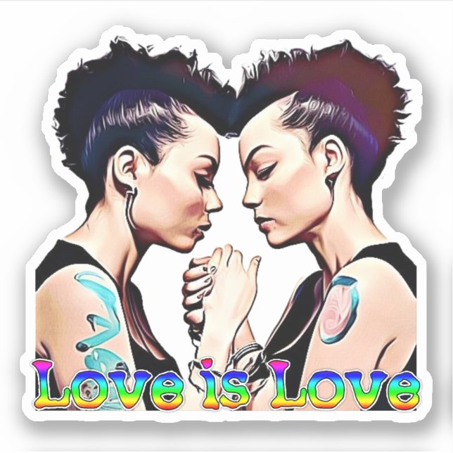 Love is Love Lesbian Pride (Front)