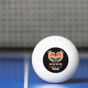 Love is Love LGBQT Ping Pong Ball