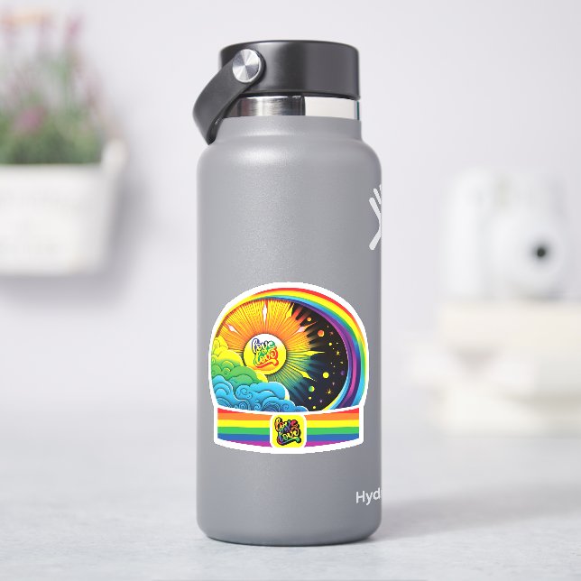 Love is Love LGBTQ sticker (HydroFlask)