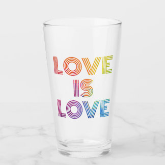 Love is Love | Modern Stripes Glass