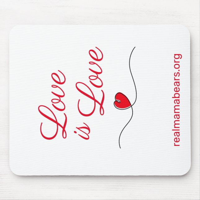 Love is Love Mouse Pad (Front)
