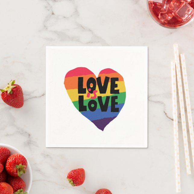 Love is Love Napkin (Insitu)