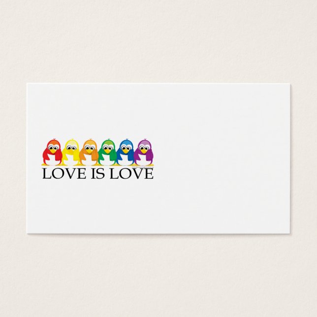 Love Is Love: Penguins (Front)