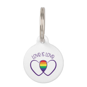 Love Is Love Pet Tag