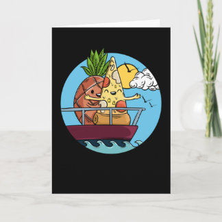 Love Is Love Pineapple Pizza Valentines Day Foodie Card