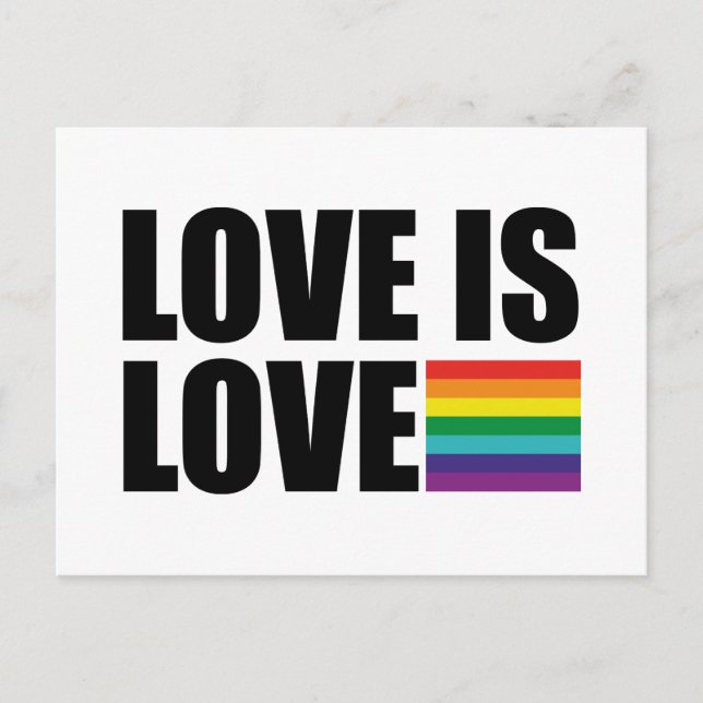 Love is Love Postcard (Front)