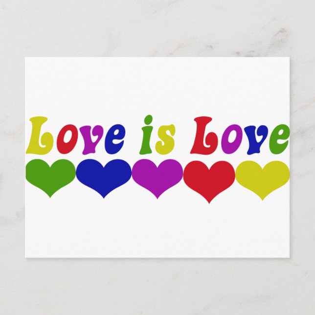 Love is Love Postcard (Front)