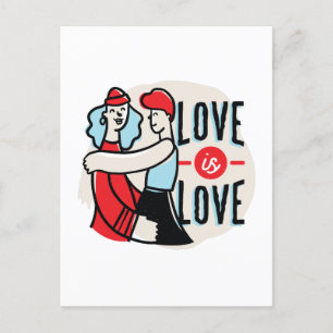 Love is Love Postcard