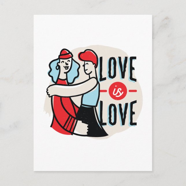 Love is Love Postcard (Front)