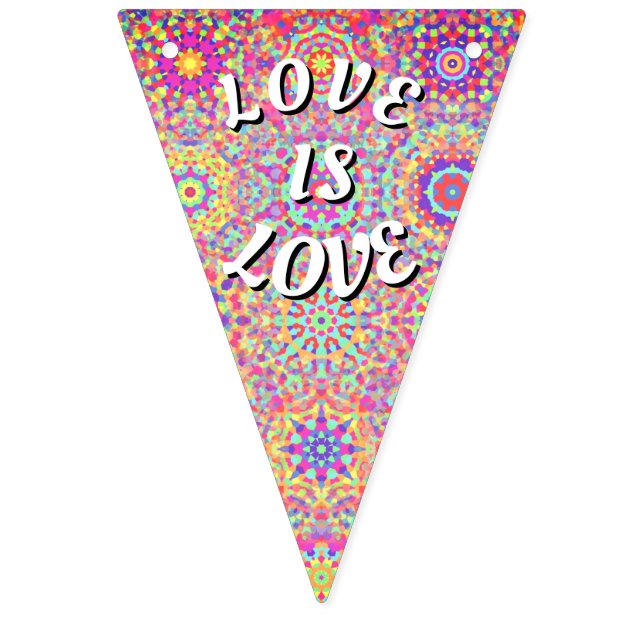 Love Is Love Pride Bunting (First Flag)