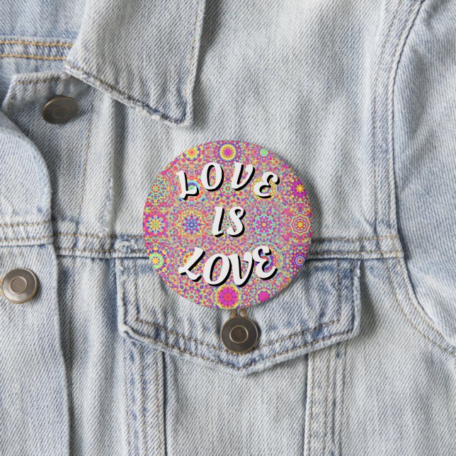 Love Is Love Pride Button (In Situ)