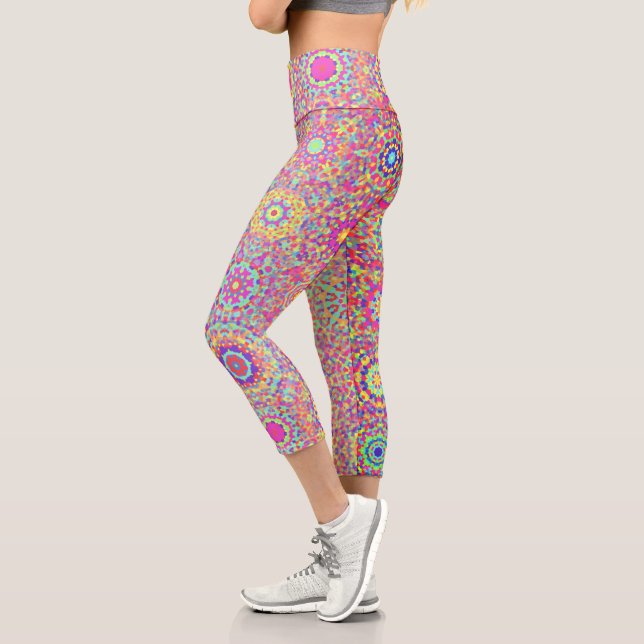 Love Is Love Pride  Capri Leggings (Left)