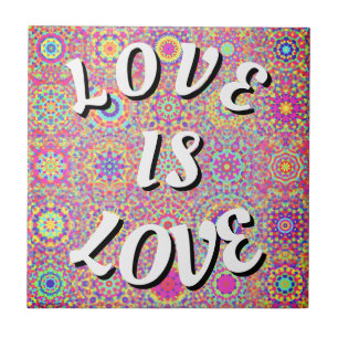 Love Is Love Pride Ceramic Tile