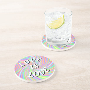 Love Is Love Pride Coaster