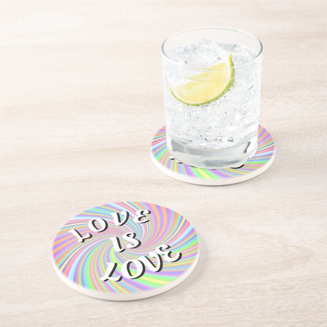 Love Is Love Pride Coaster (Side)