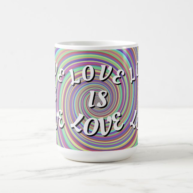 Love Is Love Pride  Coffee Mug (Center)