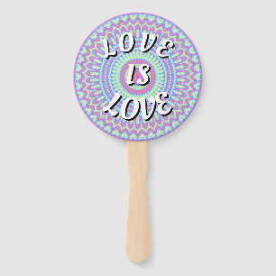 Love Is Love Pride Hand Fan