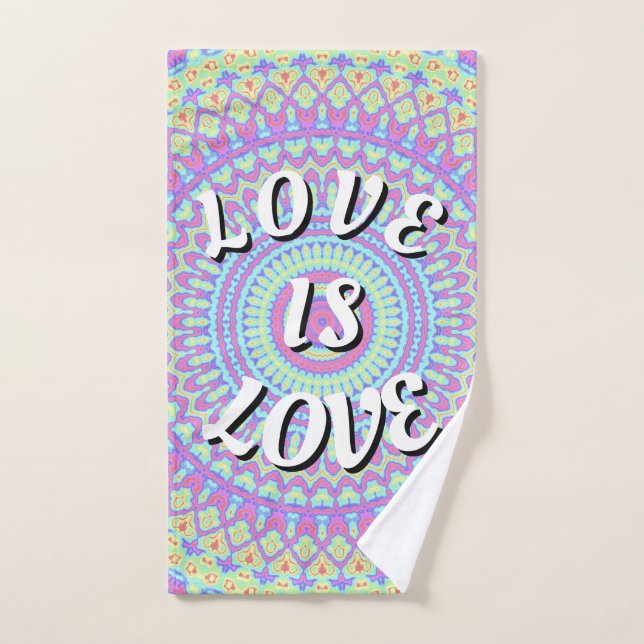 Love Is Love Pride Hand Towel (Hand Towel)