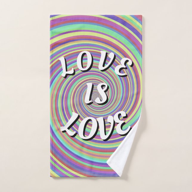 Love Is Love Pride Hand Towel (Hand Towel)