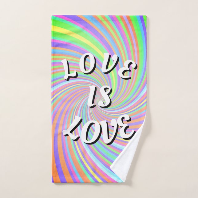 Love Is Love Pride Hand Towel (Hand Towel)