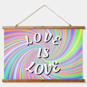 Love Is Love Pride Hanging Tapestry