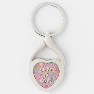 Love Is Love Pride Keychain
