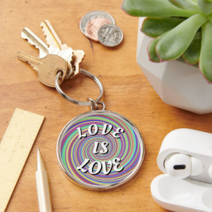 Love Is Love Pride Keychain