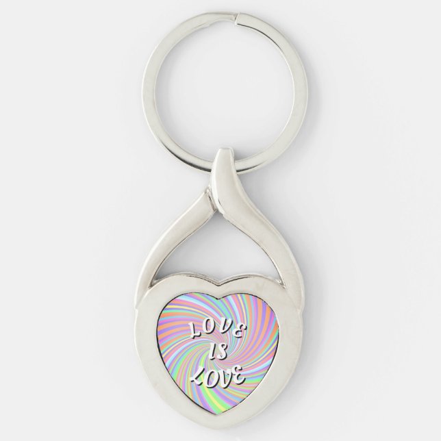 Love Is Love Pride Keychain (Front)