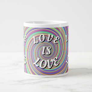 Love Is Love Pride  Large Coffee Mug