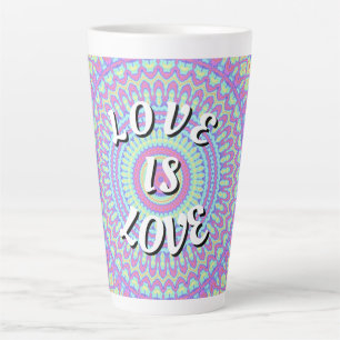 Love Is Love Pride Latte Mug
