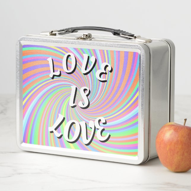Love Is Love Pride  Metal Lunch Box (In Situ)