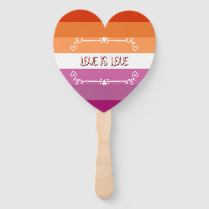 Love is Love Pride Month Hand Fan
