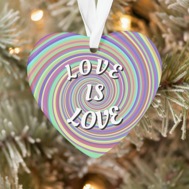 Love Is Love Pride Ornament (Tree)