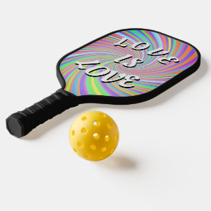 Love Is Love Pride Pickleball Paddle